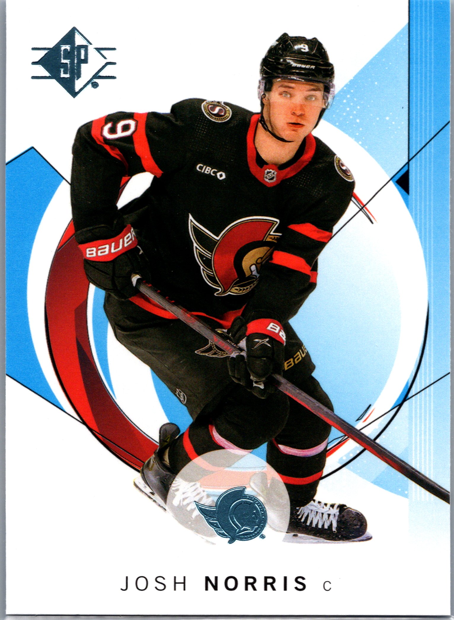 2024-25 SP - Blue Josh Norris #18 front
