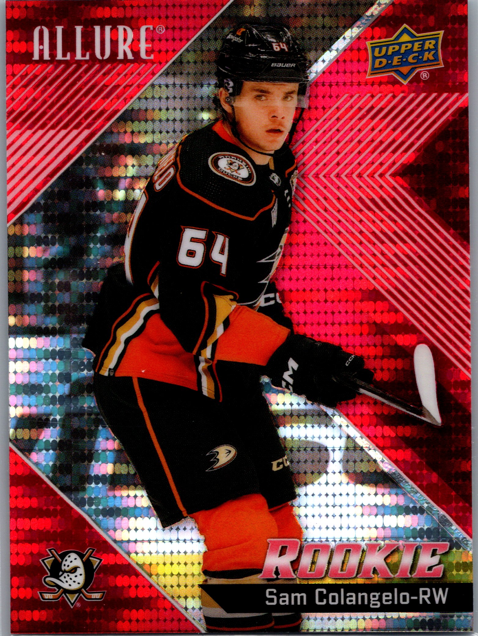 2024-25 Upper Deck Allure - Red Rainbow Sam Colangelo #150 front