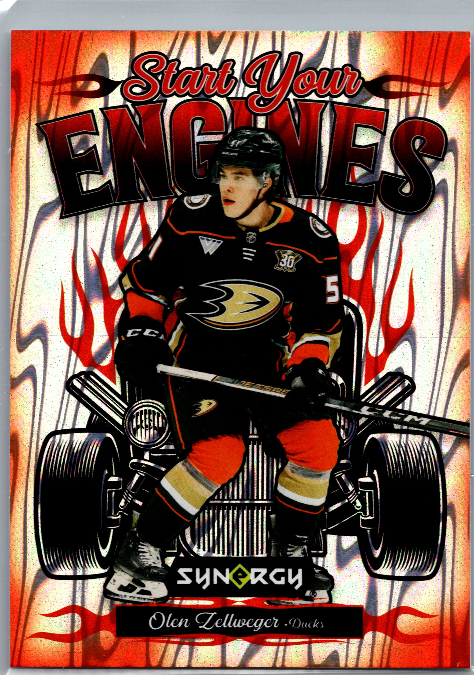 2024-25 Upper Deck Synergy - Start Your Engines Olen Zellweger #SYE-12 front