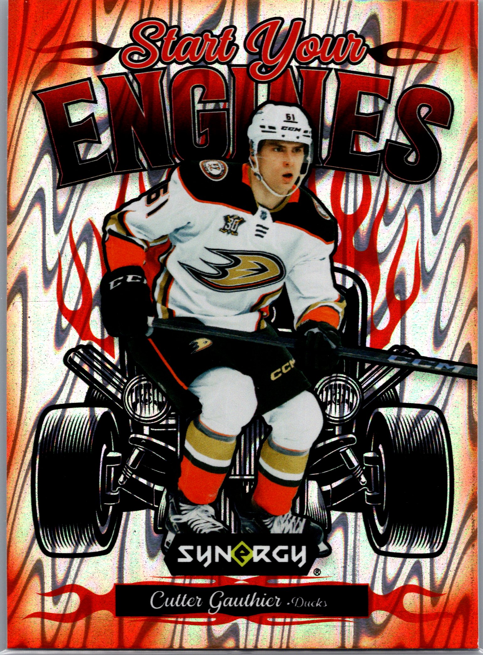 2024-25 Upper Deck Synergy - Start Your Engines Cutter Gauthier #SYE-18 front