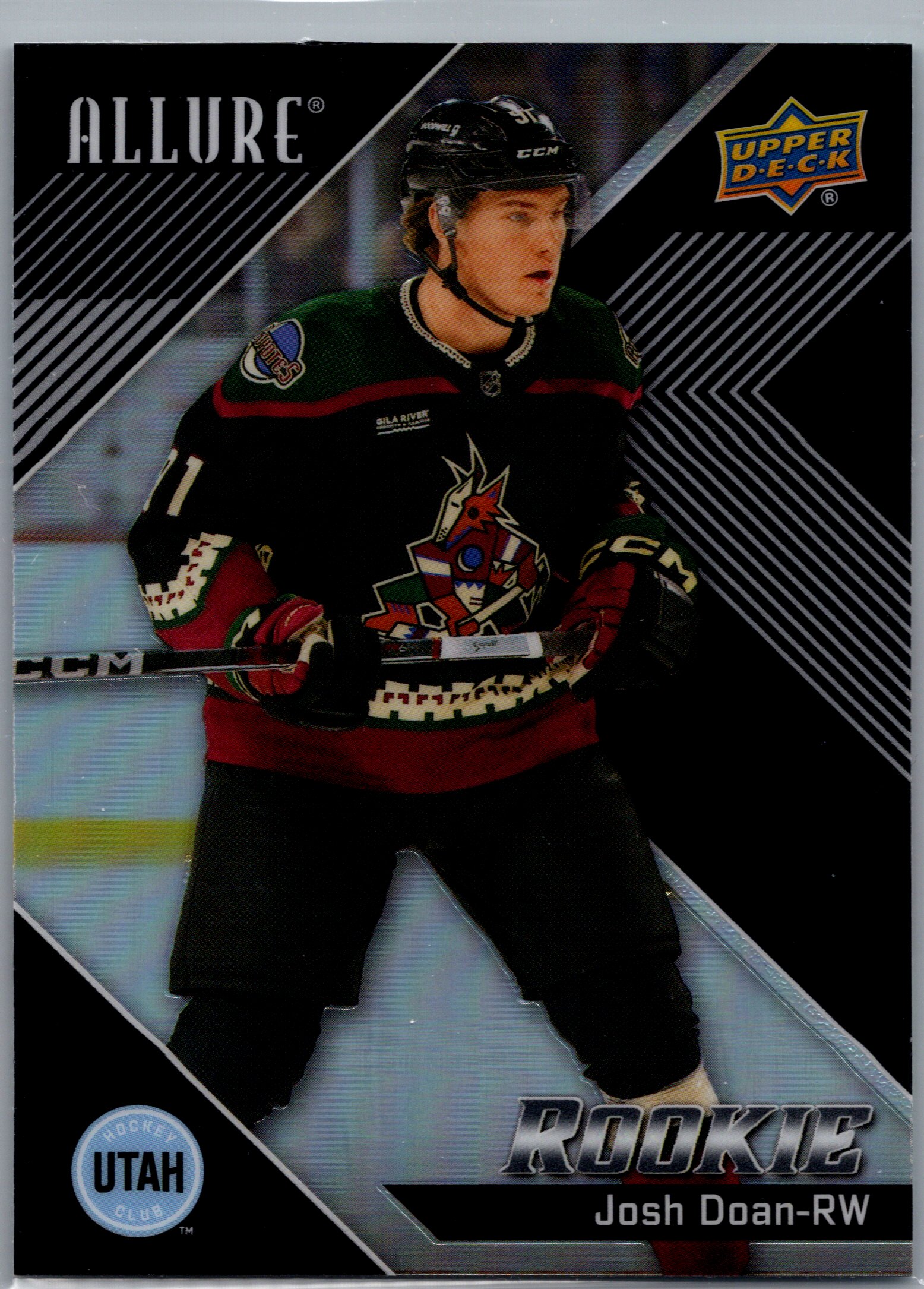 2024-25 Upper Deck Allure - Black Rainbow Josh Doan #129 front