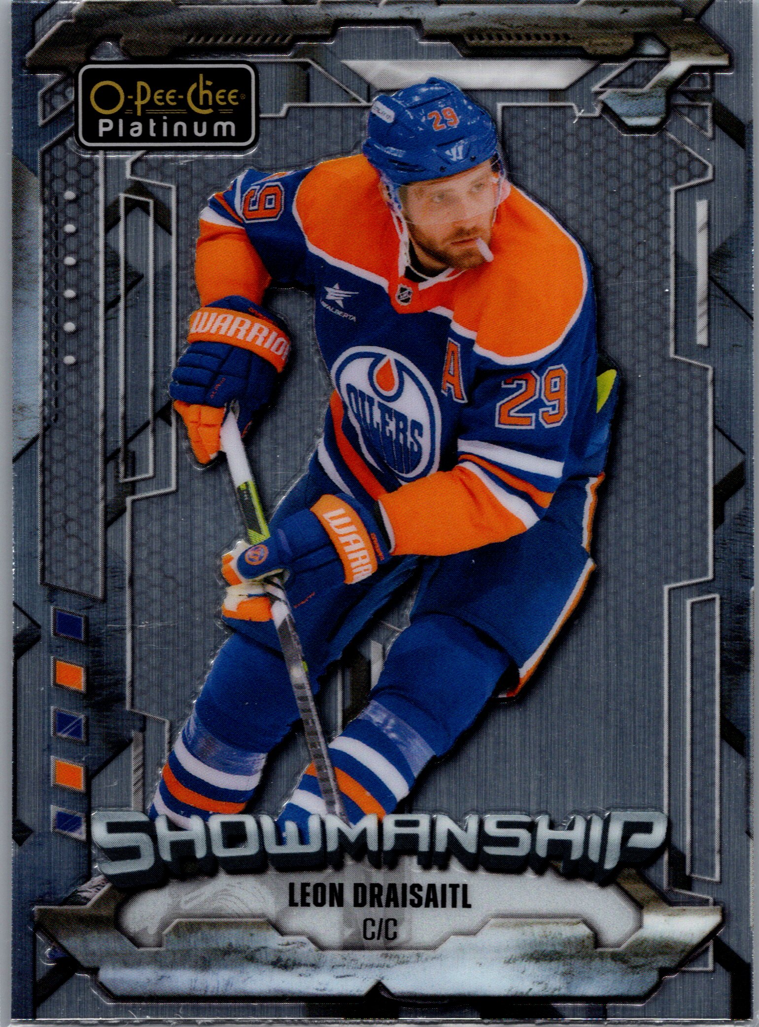 2024-25 O-Pee-Chee Platinum - Showmanship Leon Draisaitl #S-15 front