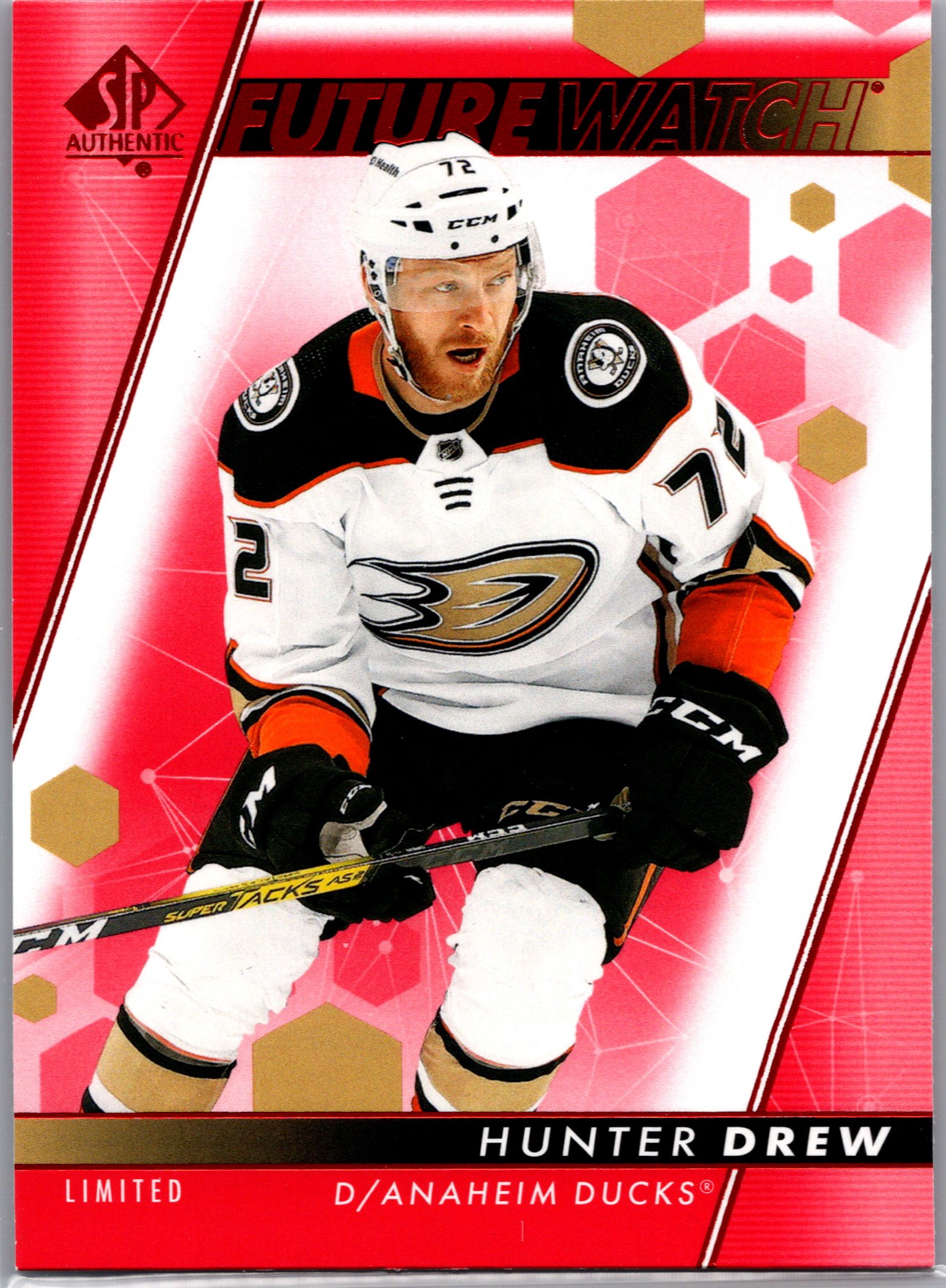 2022-23 SP Authentic - Limited Red Hunter Drew #139 front