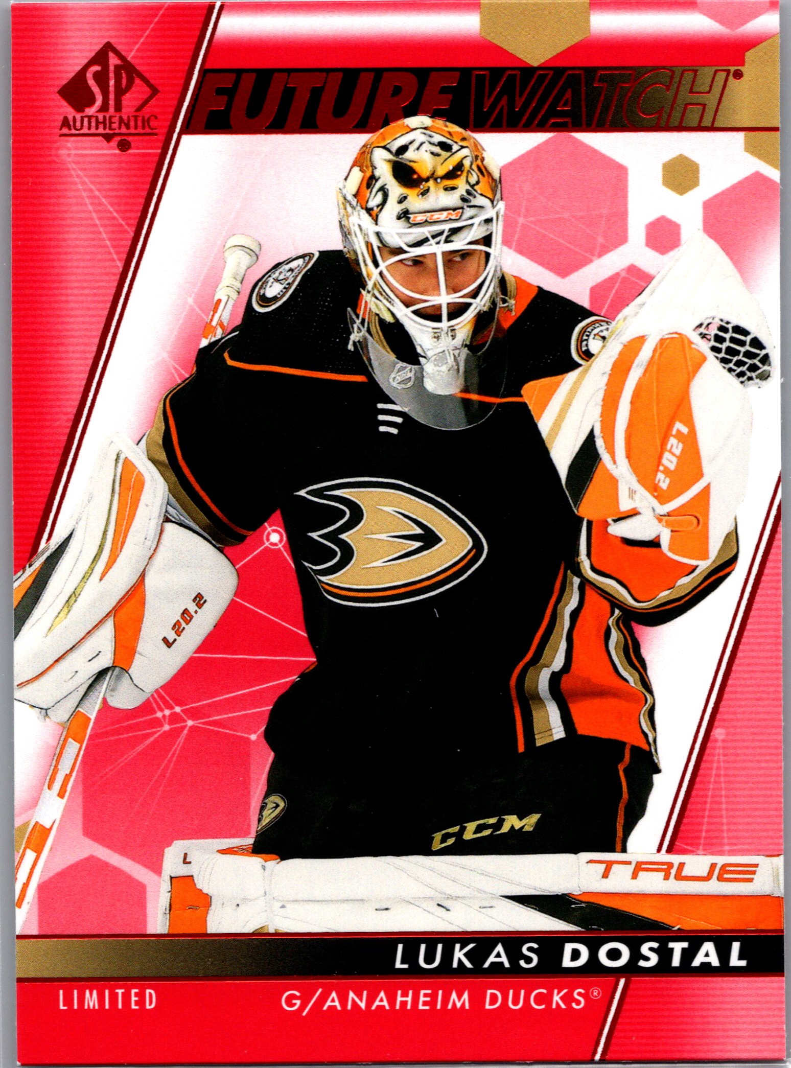 2022-23 SP Authentic - Limited Red Lukas Dostal #113 front