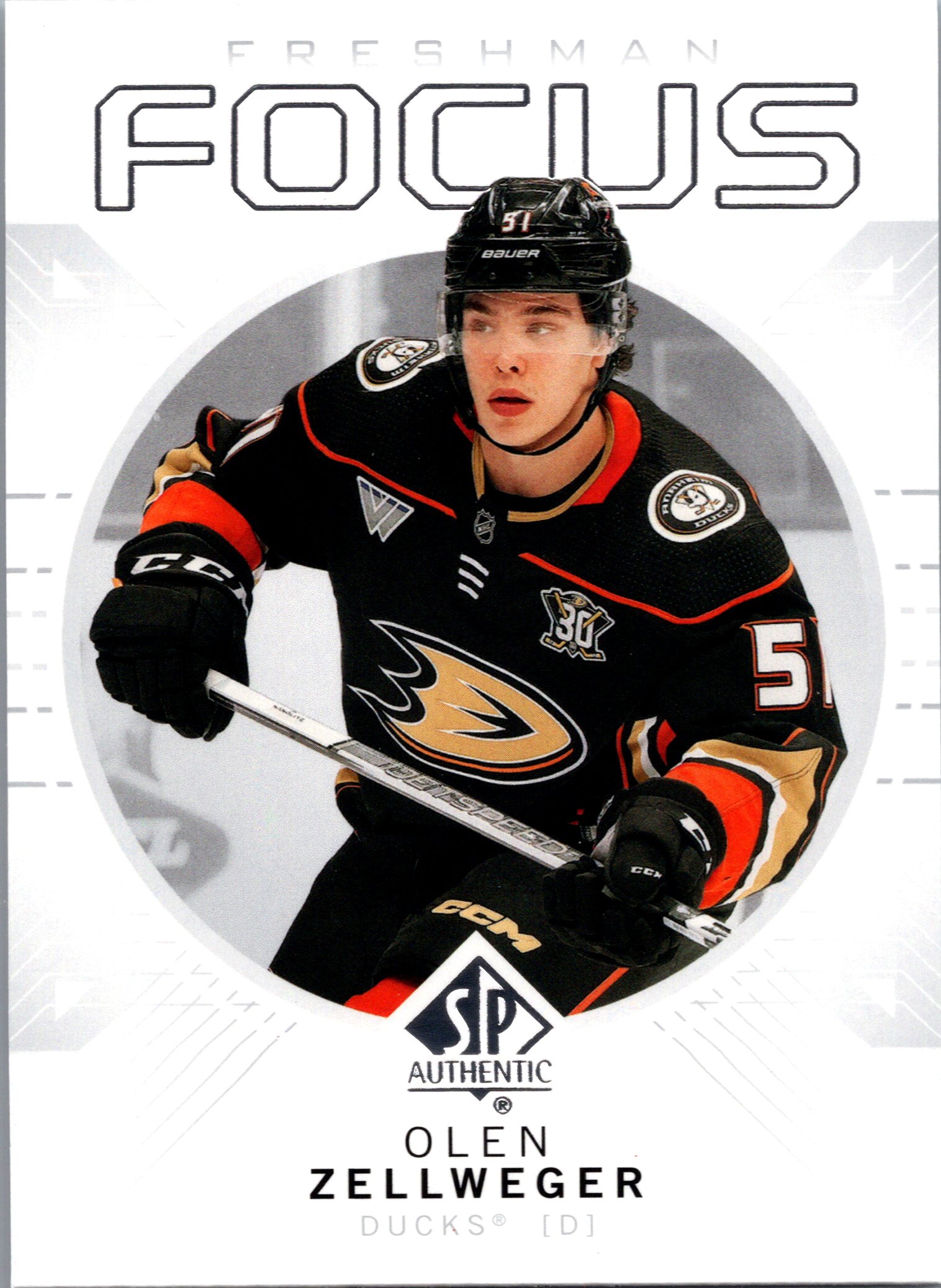 2024-25 SP Authentic - Freshman Focus Olen Zellweger #FF-47 front