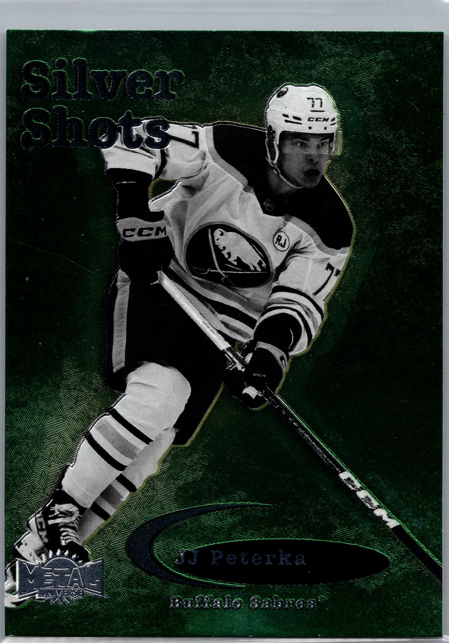2024-25 SkyBox Metal Universe - Silver Shots JJ Peterka #SS-3 front