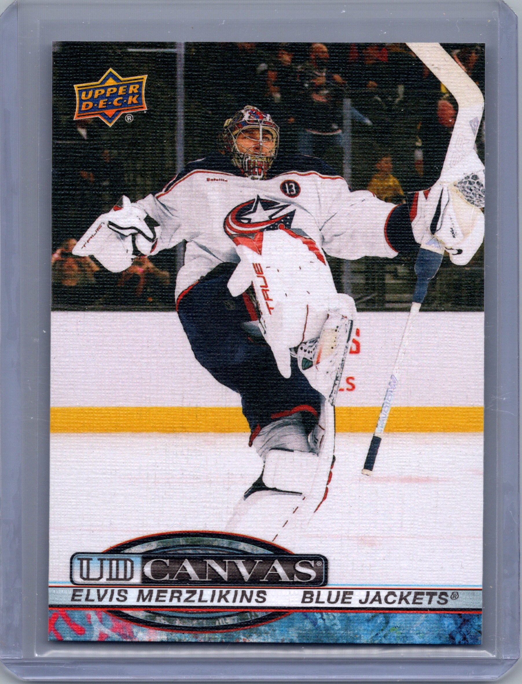 2025-26 Upper Deck - UD Canvas Elvis Merzlikins #C-64 front