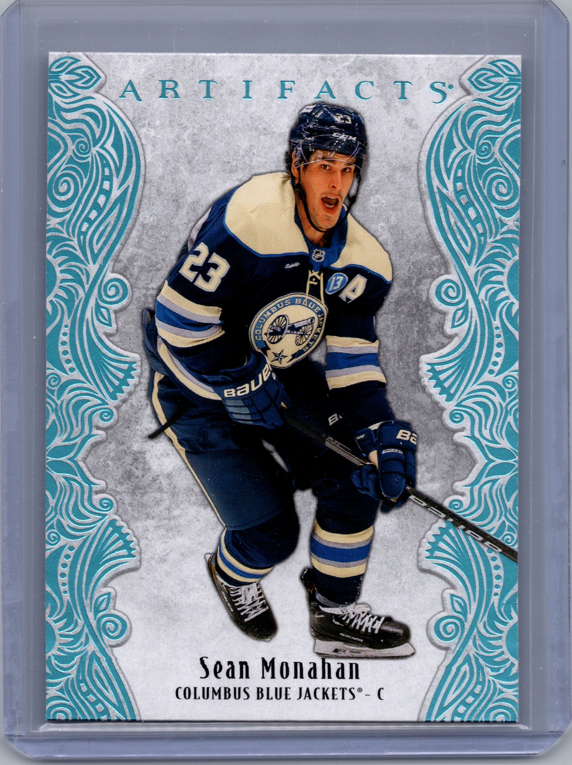 2025-26 Upper Deck Artifacts - Sky Blue Sean Monahan #48 front