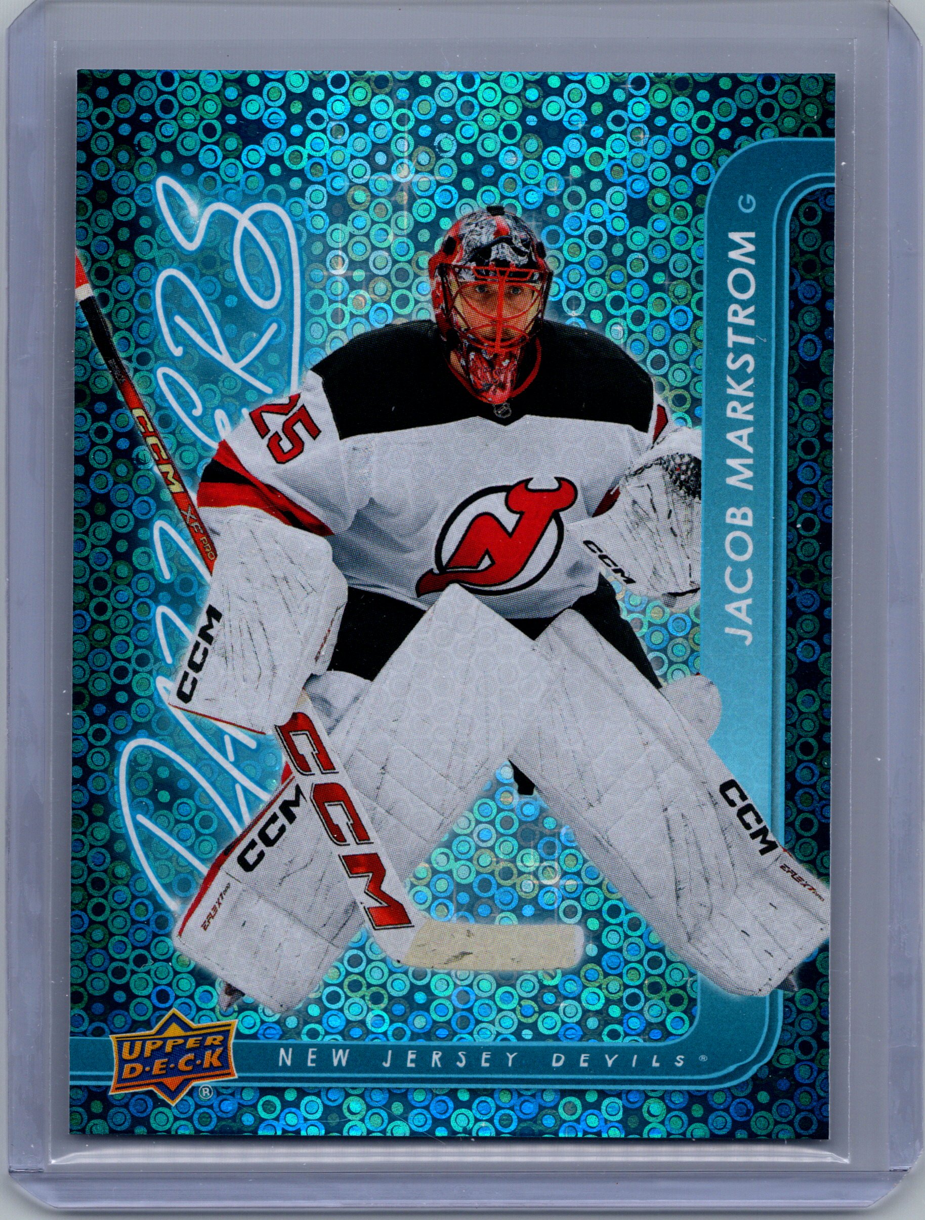 2024-25 Upper Deck - Dazzlers Blue Jacob Markstrom #DZ-147 front