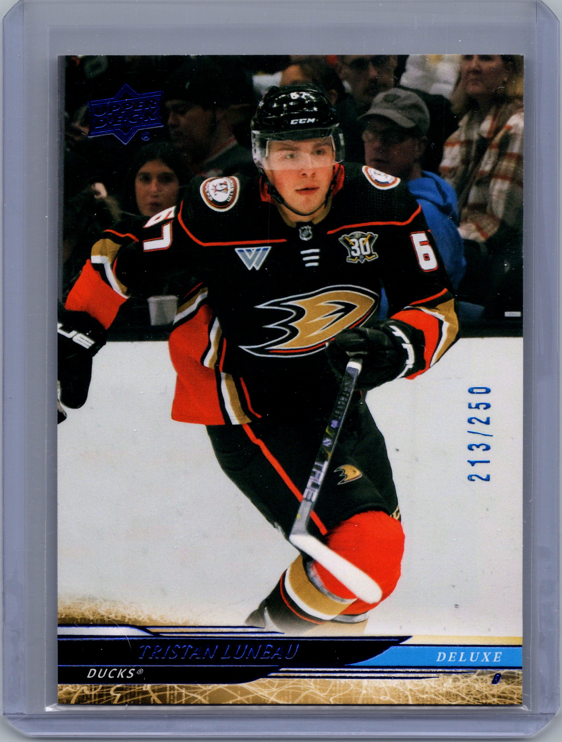 2024-25 Upper Deck - Deluxe Tristan Luneau #3 SN250 front