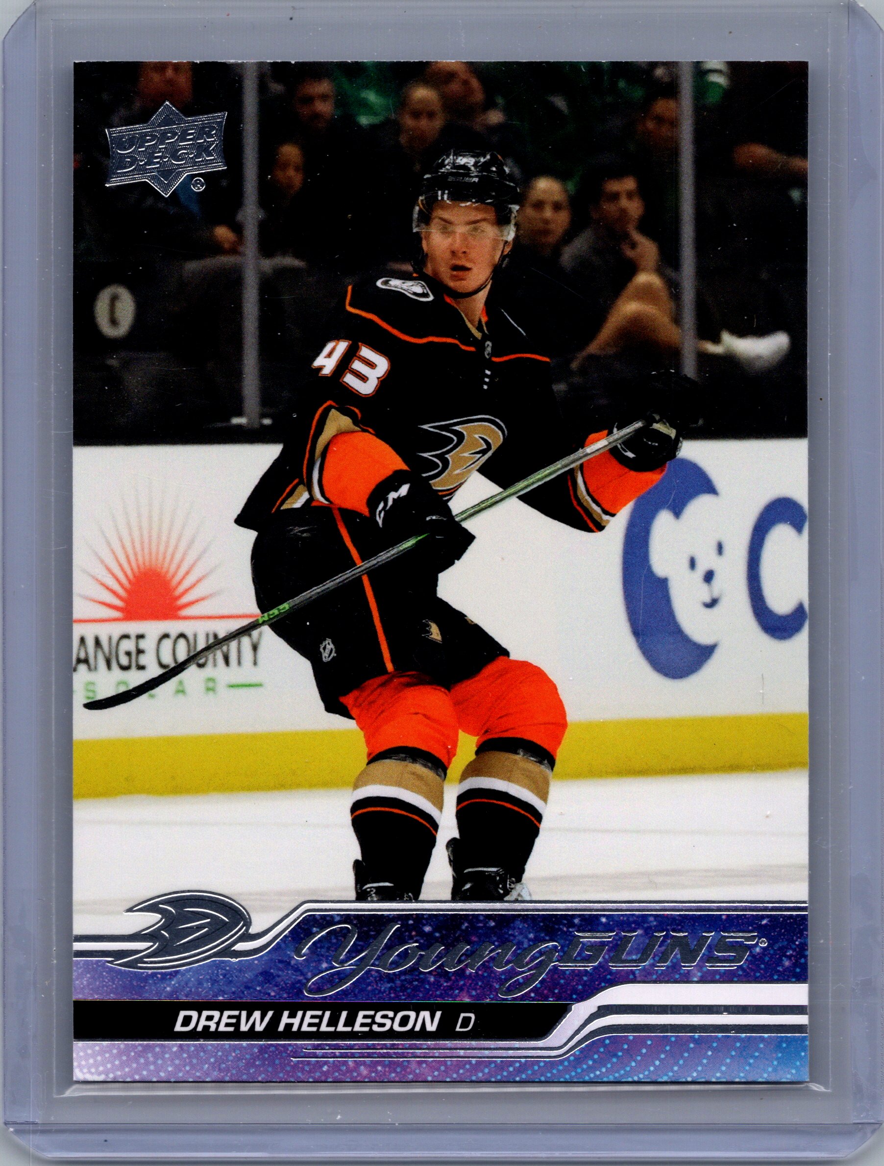 2023-24 Upper Deck Drew Helleson #220 RC front