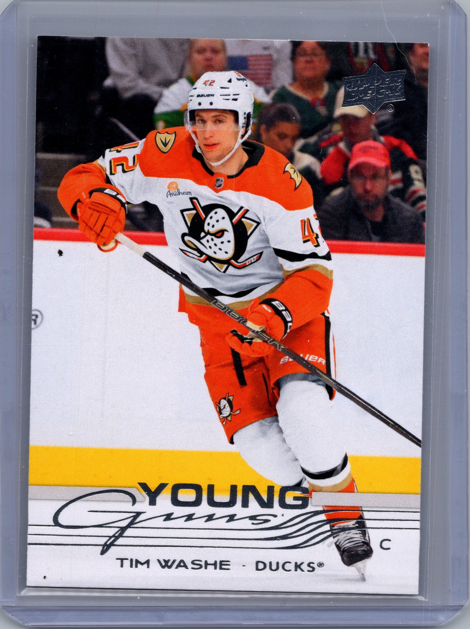 2025-26 Upper Deck Tim Washe #206 RC front