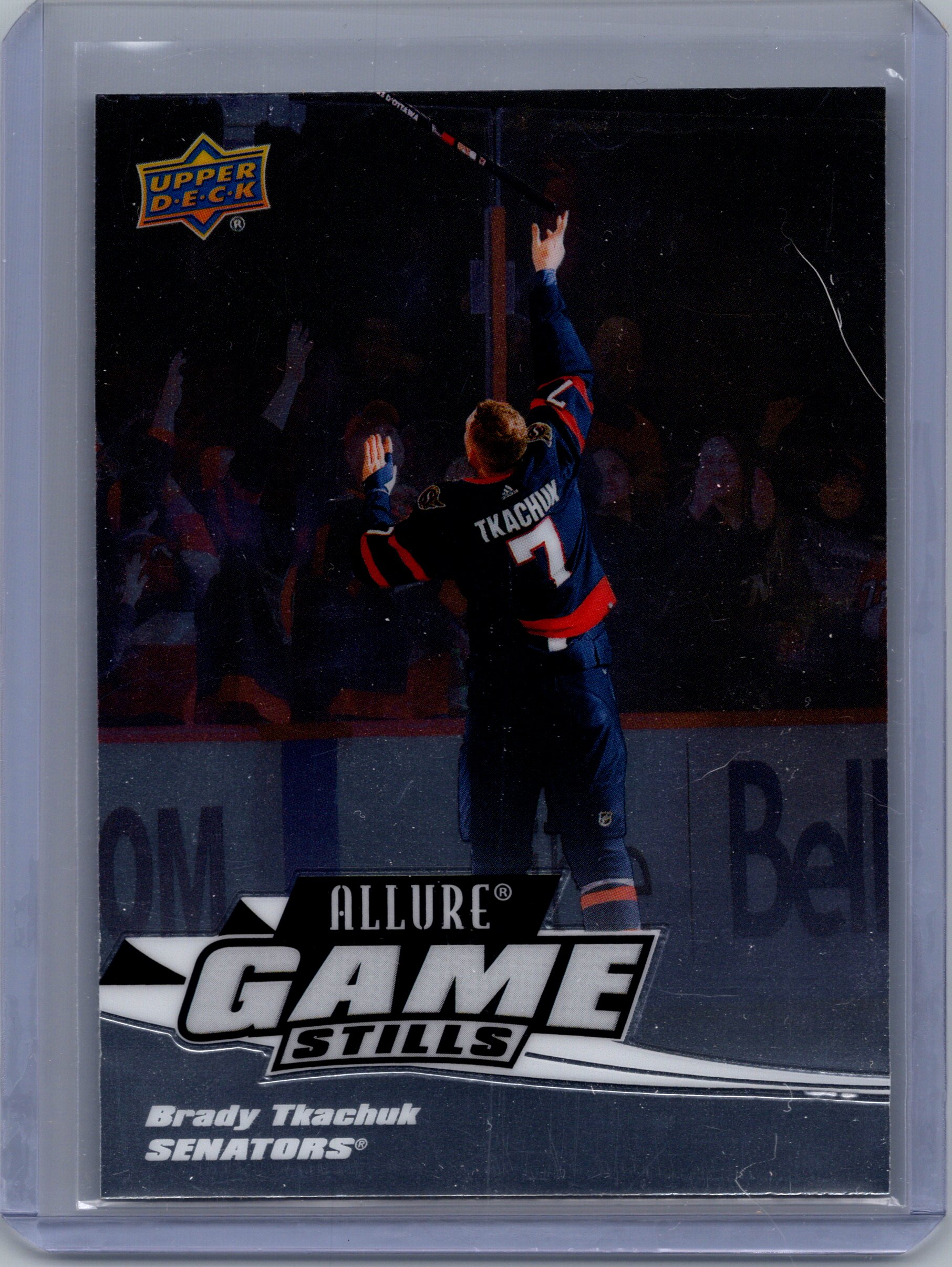 2022-23 Upper Deck Allure - Game Stills Brady Tkachuk #GS-15 front