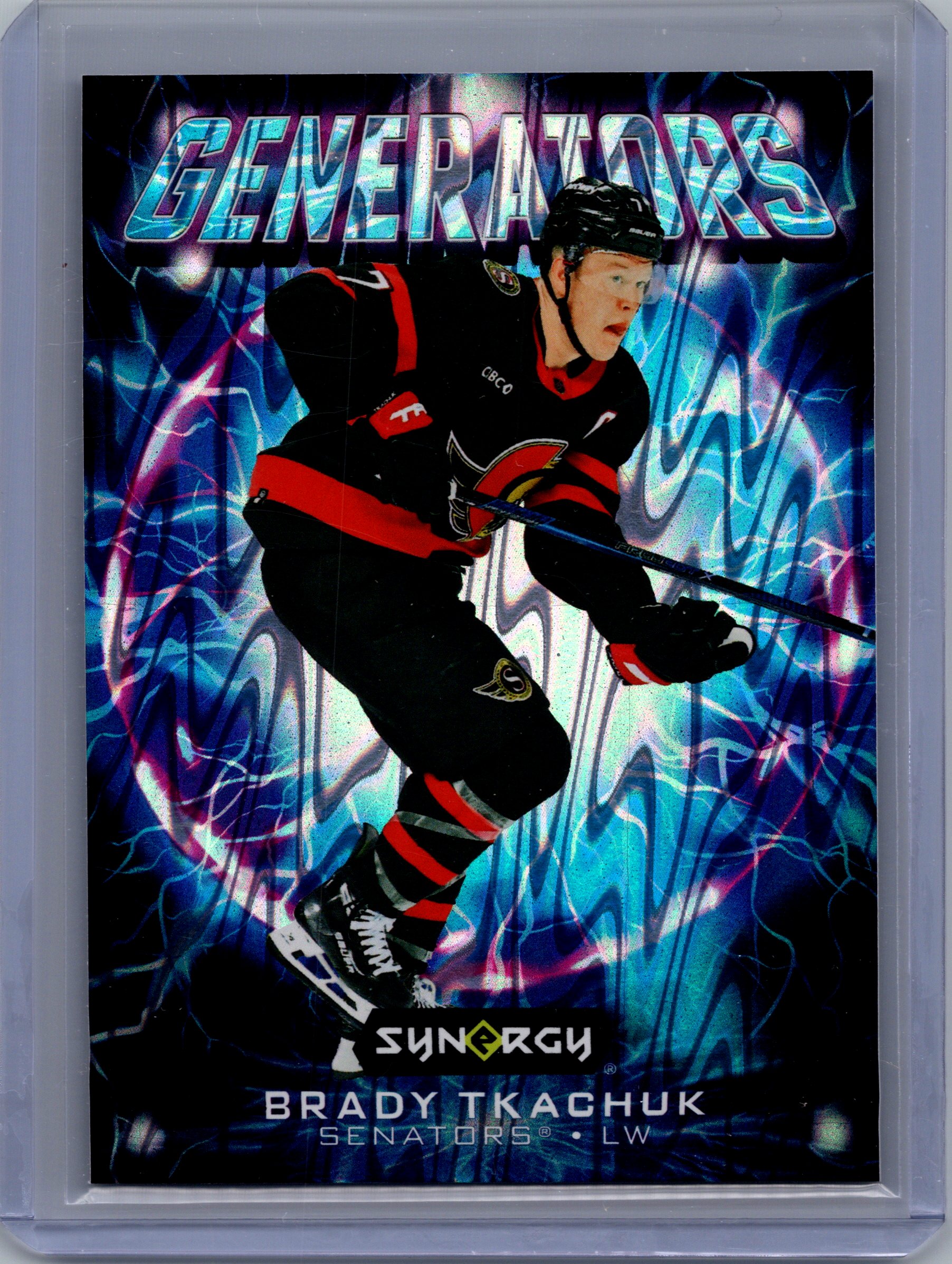 2024-25 Upper Deck Synergy - Generators Brady Tkachuk #G-18 front