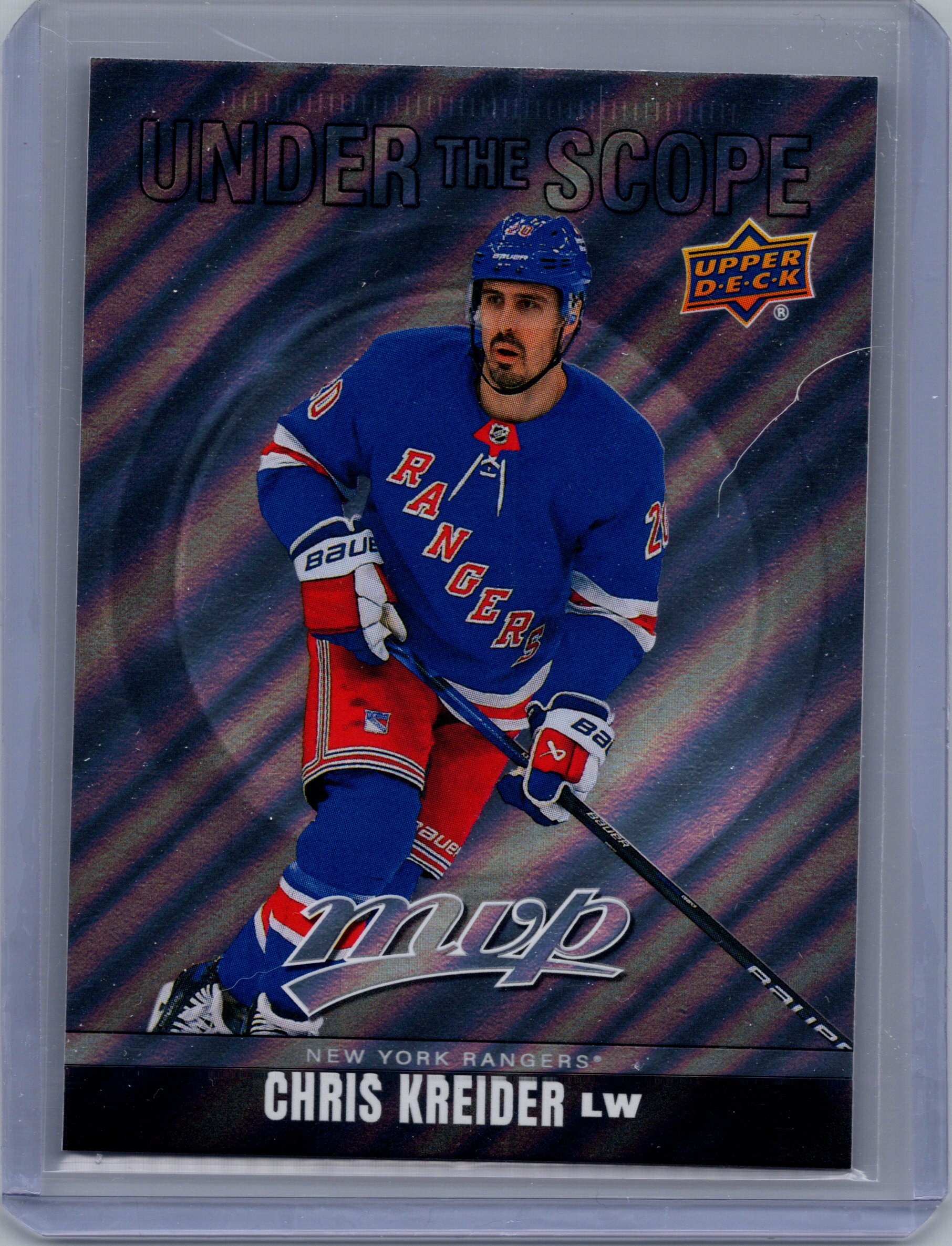 2024-25 Upper Deck MVP - Under the Scope Chris Kreider #US-29 front