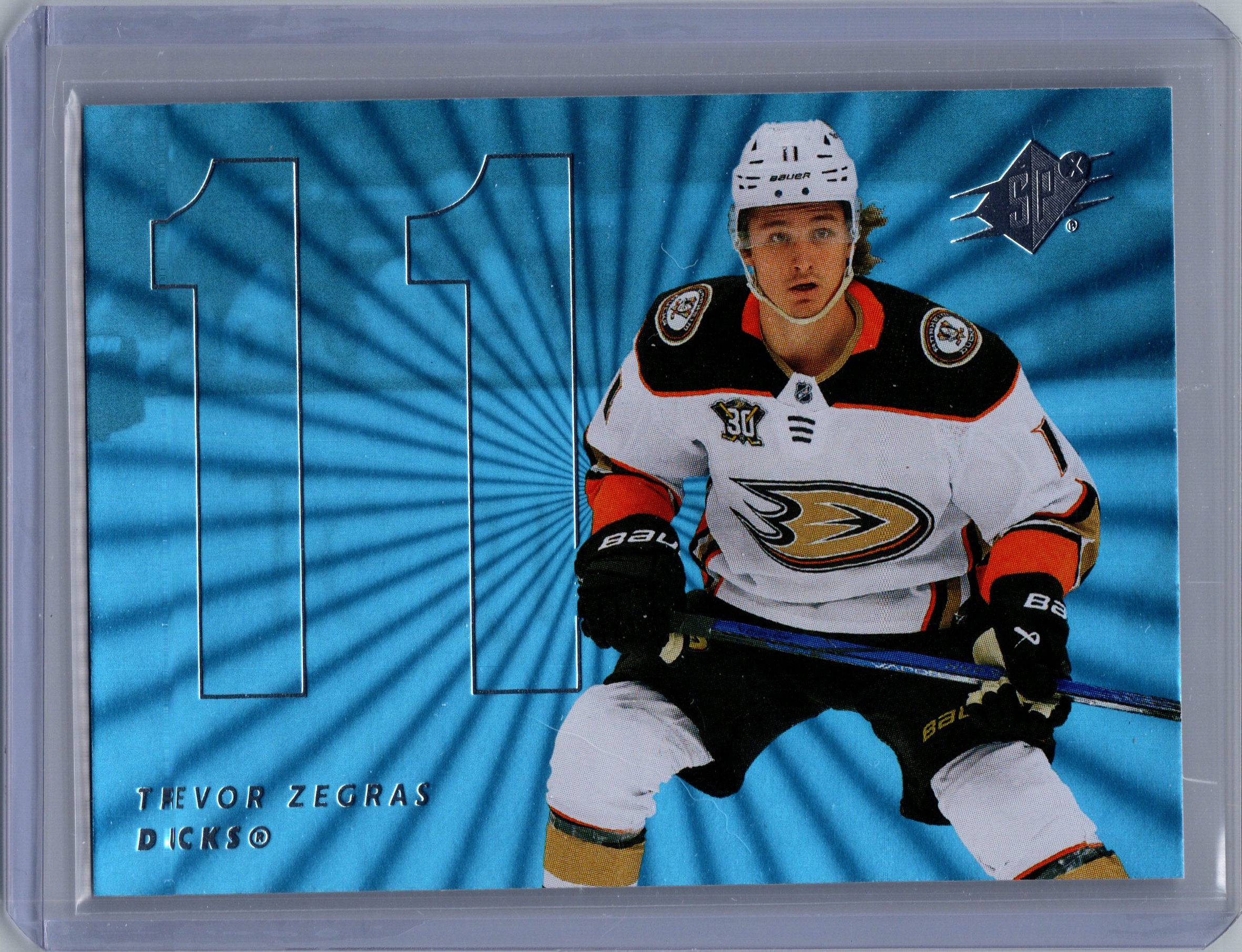 2024-25 SPx Trevor Zegras #11 front