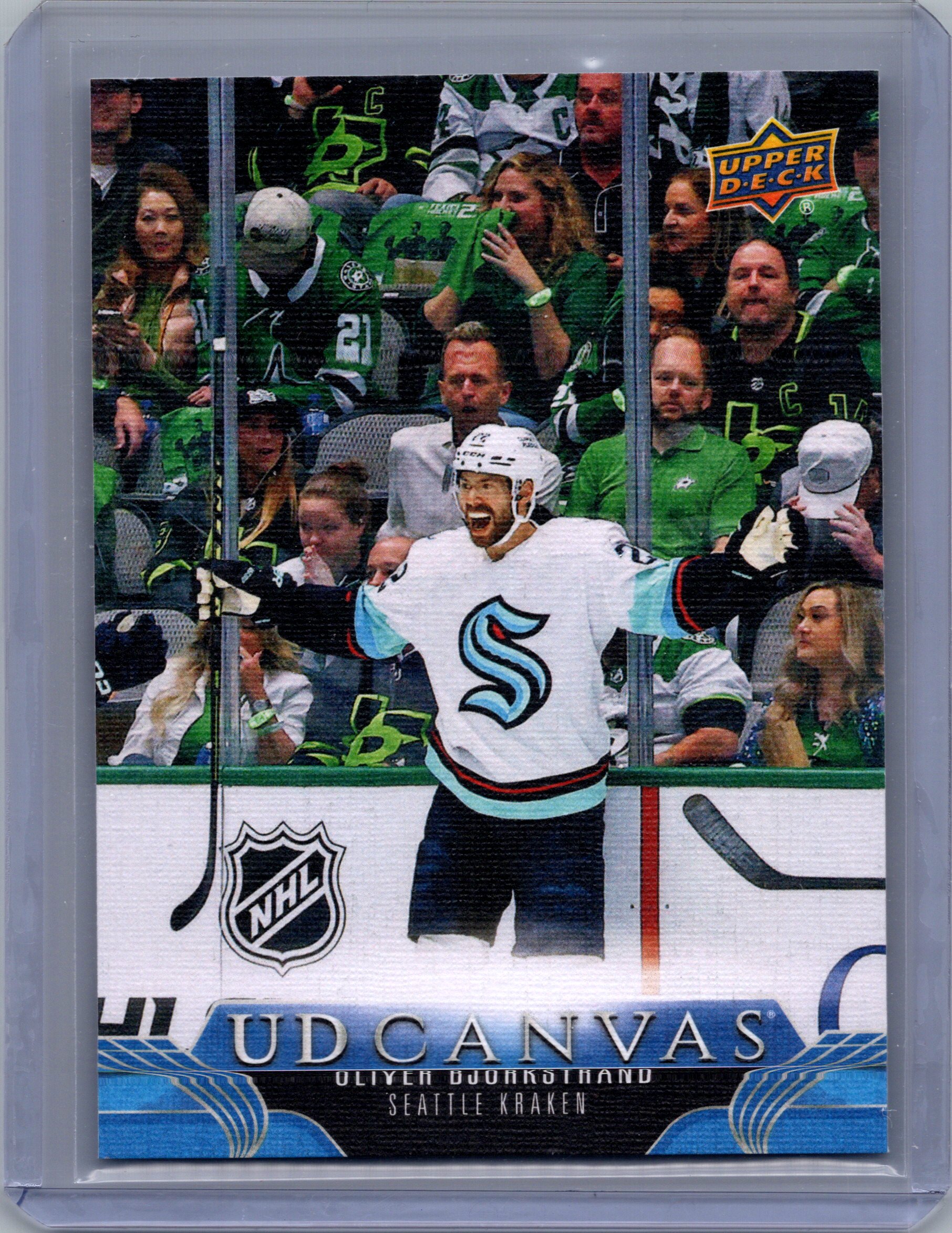2023-24 Upper Deck - UD Canvas Oliver Bjorkstrand #C66 front