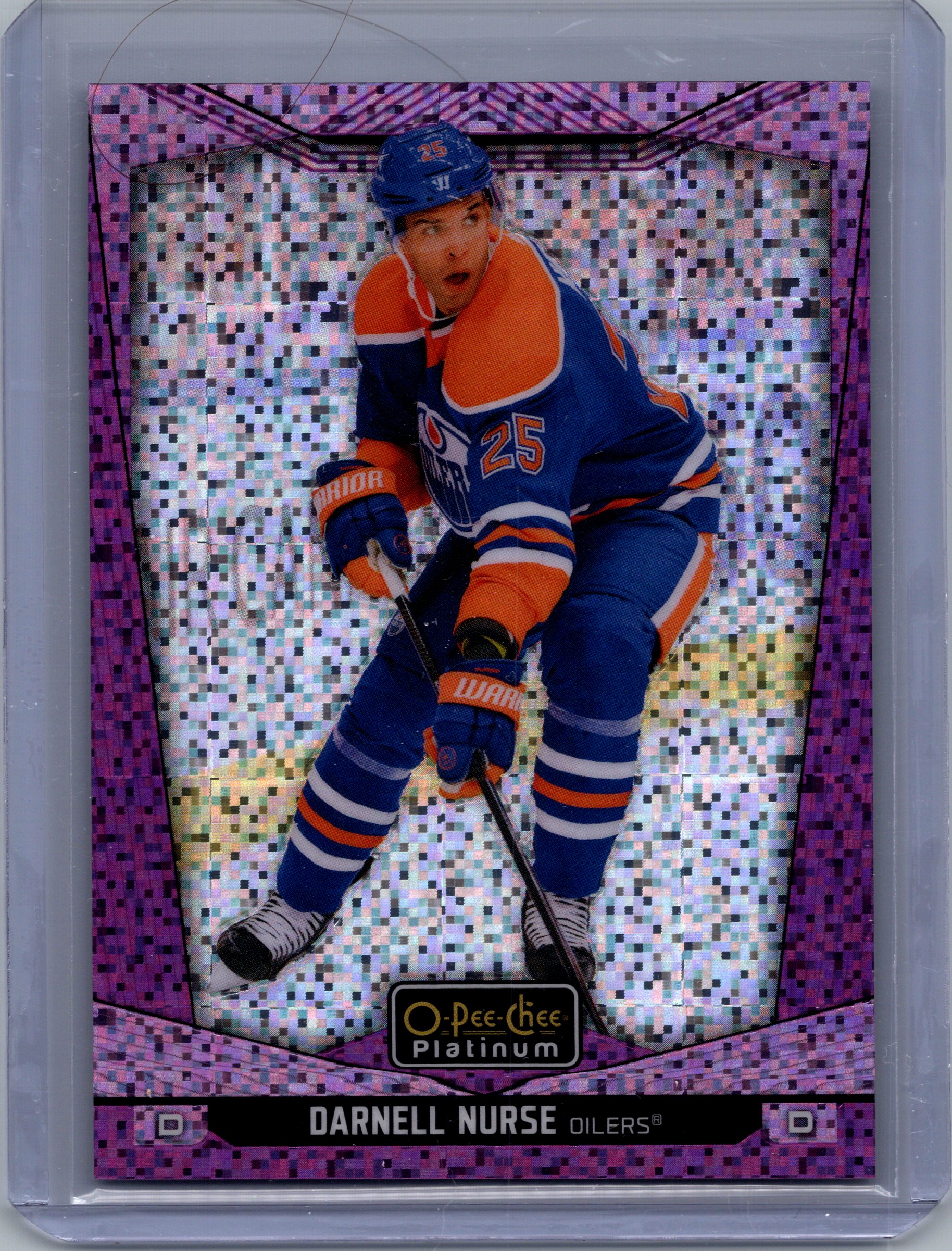 2024-25 O-Pee-Chee Platinum - Violet Pixels Darnell Nurse #161 SN299 front