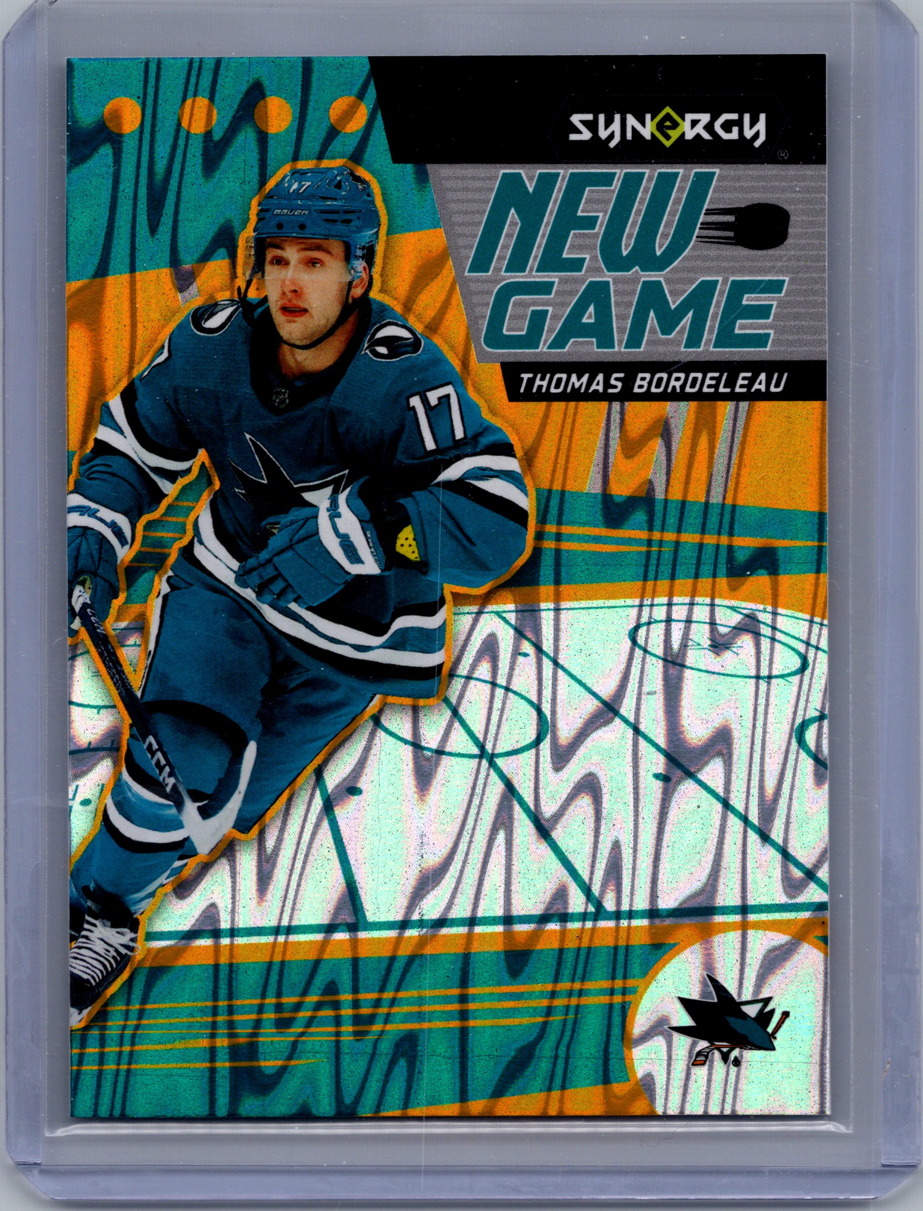 2024-25 Upper Deck Synergy - New Game Thomas Bordeleau #NG-17 front