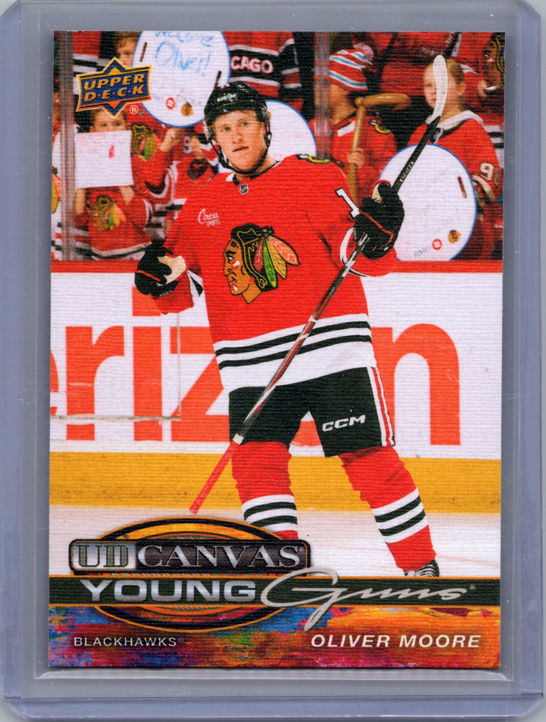 2025-26 Upper Deck - UD Canvas Oliver Moore #C-119 front
