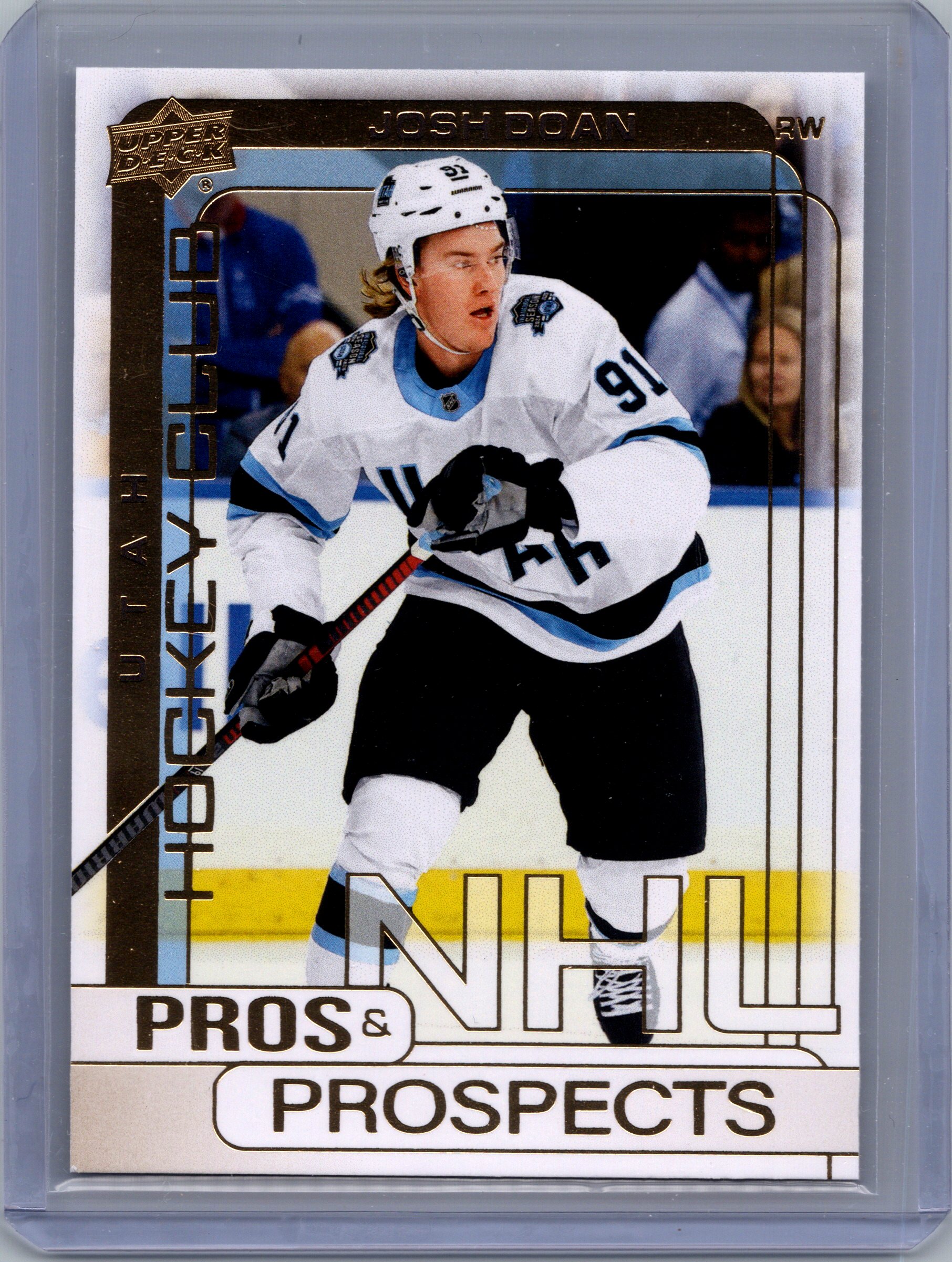 2024-25 Upper Deck - Pros & Prospects Gold Josh Doan #PP-37 front